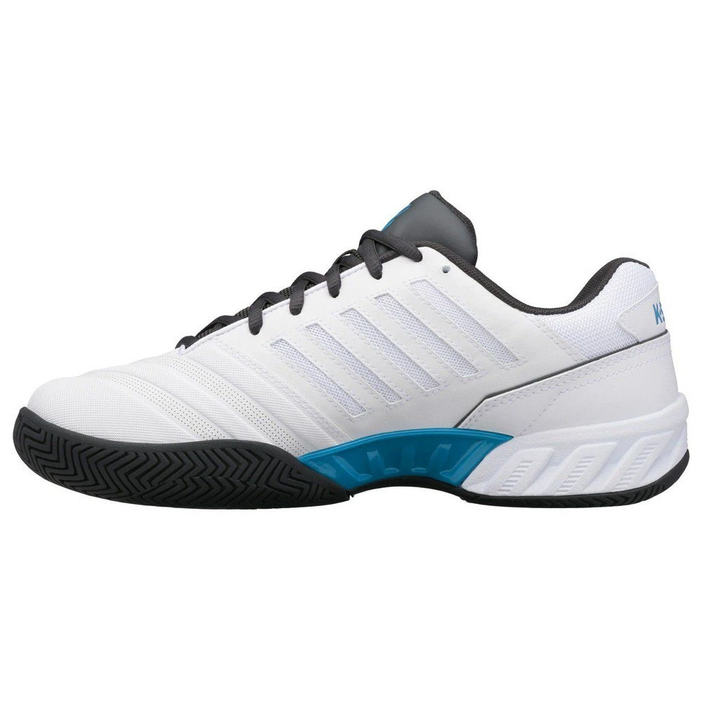 K-Swiss Mens Bigshot 4 AC - White Dark Shadow Swedish Blue - Image 2