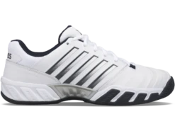 K-Swiss Mens Bigshot 4 AC - White Pecoat Silver