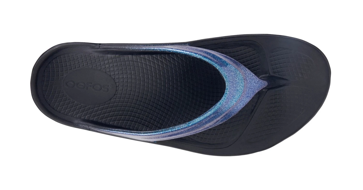 Oofos Oolala Thongs Galaxy Blue - Image 3