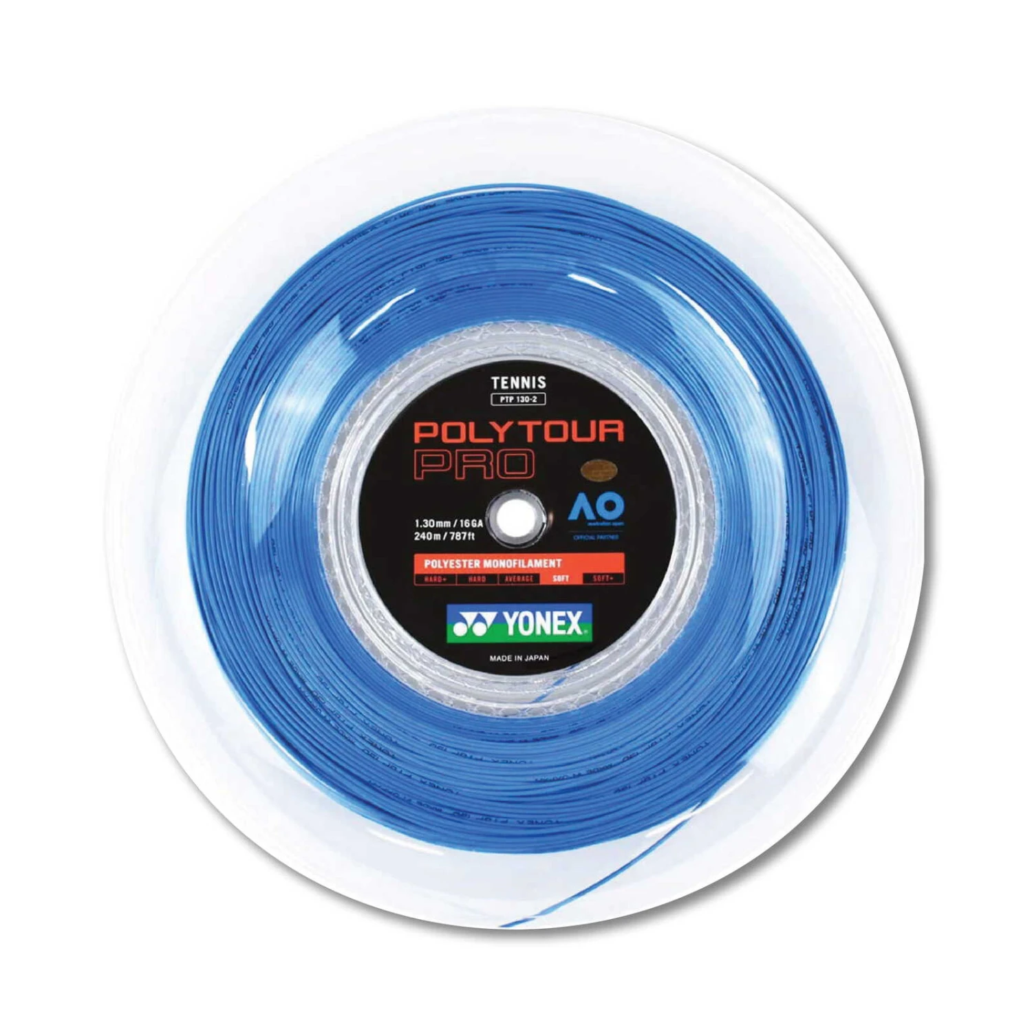 Yonex Poly Tour Pro 1.30 200 Reel - Blue - Image 2