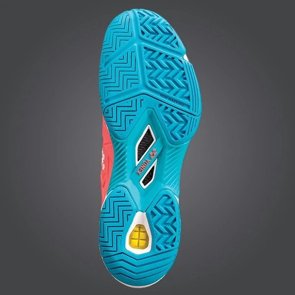 Yonex Womens Fusion Rev 3 AC - Coral Orange - Image 2