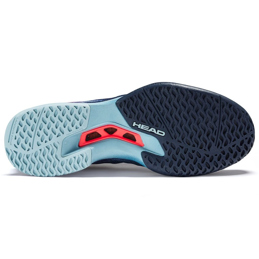 Head Mens Sprint Pro 3.0 AC 2021 - Dress Blue/Neon Red - Image 2