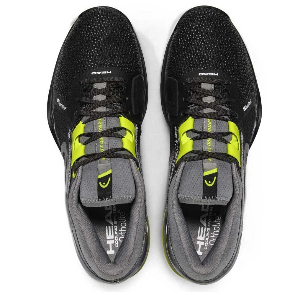 Head Mens Sprint Pro 3.0 SF AC - Black/Yellow - Image 3