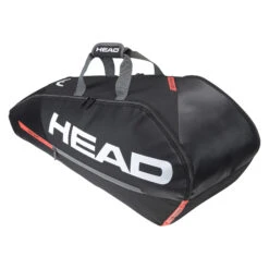 Head Tour Team 6 Racquet Bag - Black & Orange