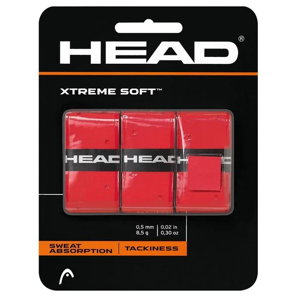 Head Extreme Soft Overgrip (3 Pack) Black - Image 3