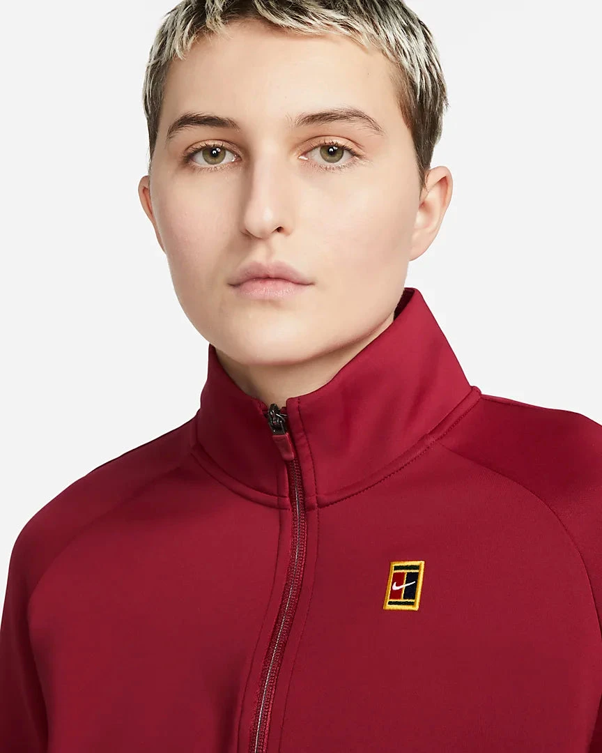 NikeCourt Women's Heritage Tennis Jacket (Pomegranate) - Image 3