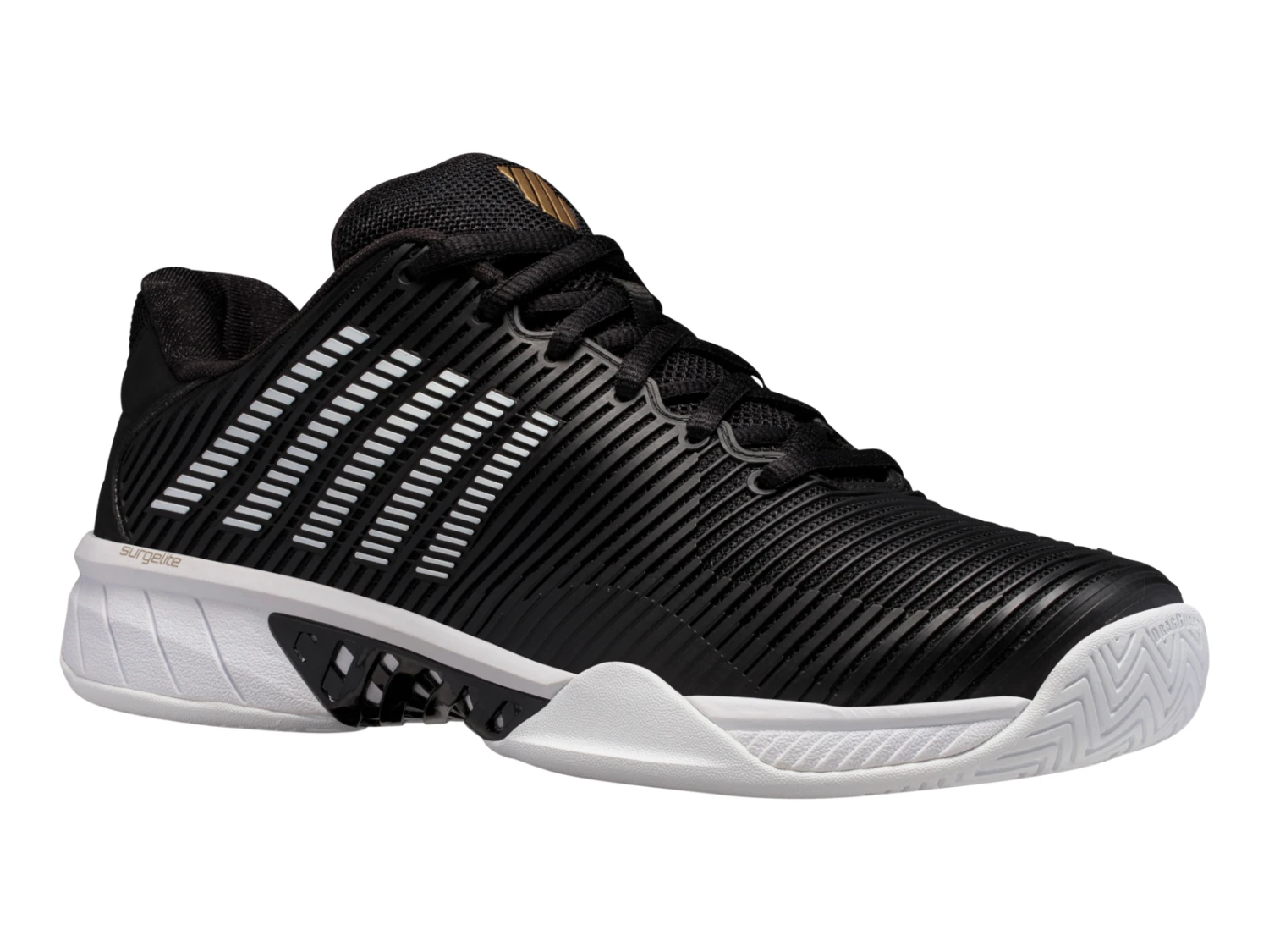 K-Swiss Mens Hypercourt Express 2 - Black/Gold/White