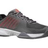 K-Swiss Mens Hypercourt Express HB - Steel Grey/Spicy Red