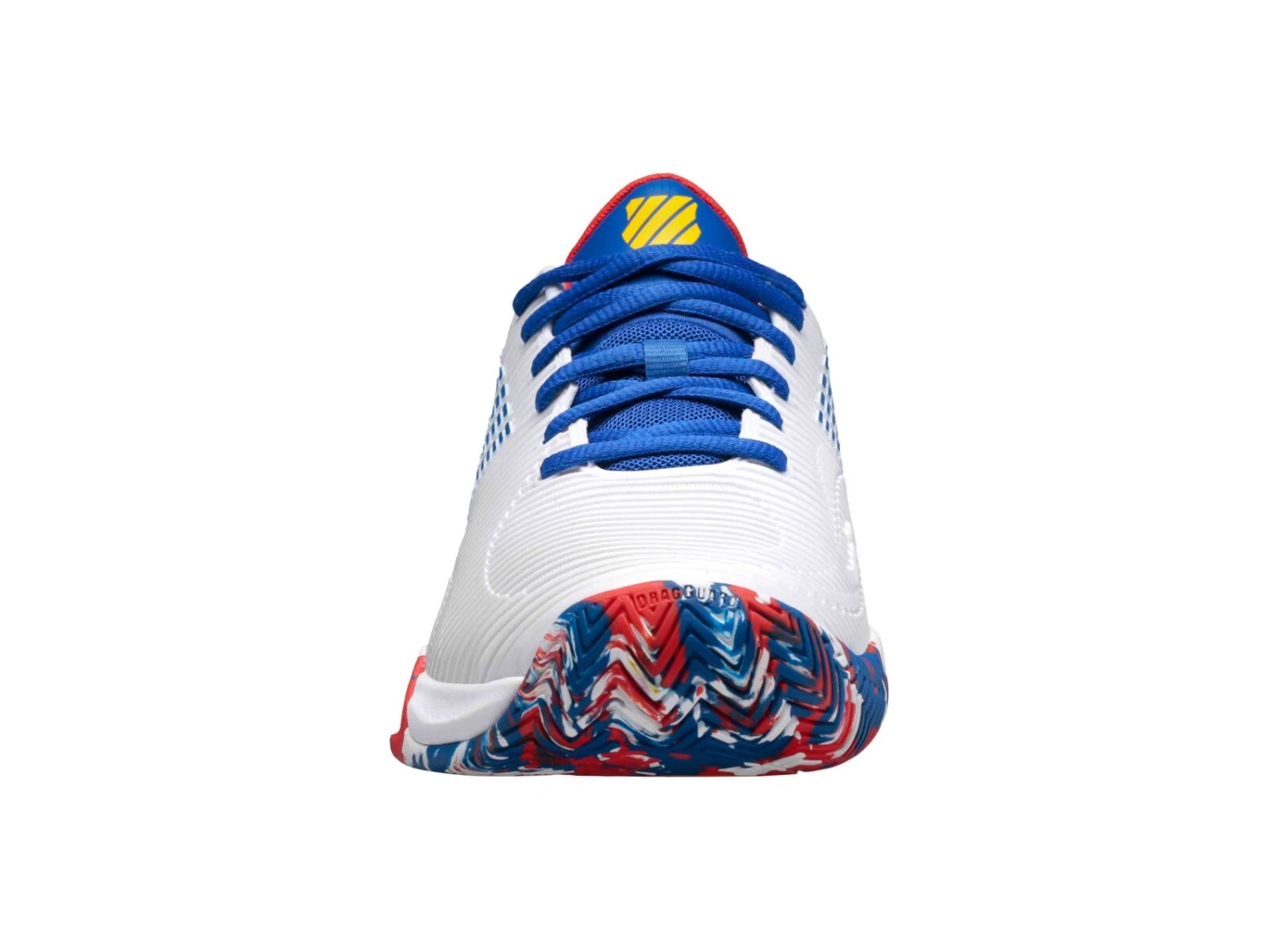 K-Swiss Mens Hypercourt Supreme AC - White/Classic Blue/Berry - Image 3