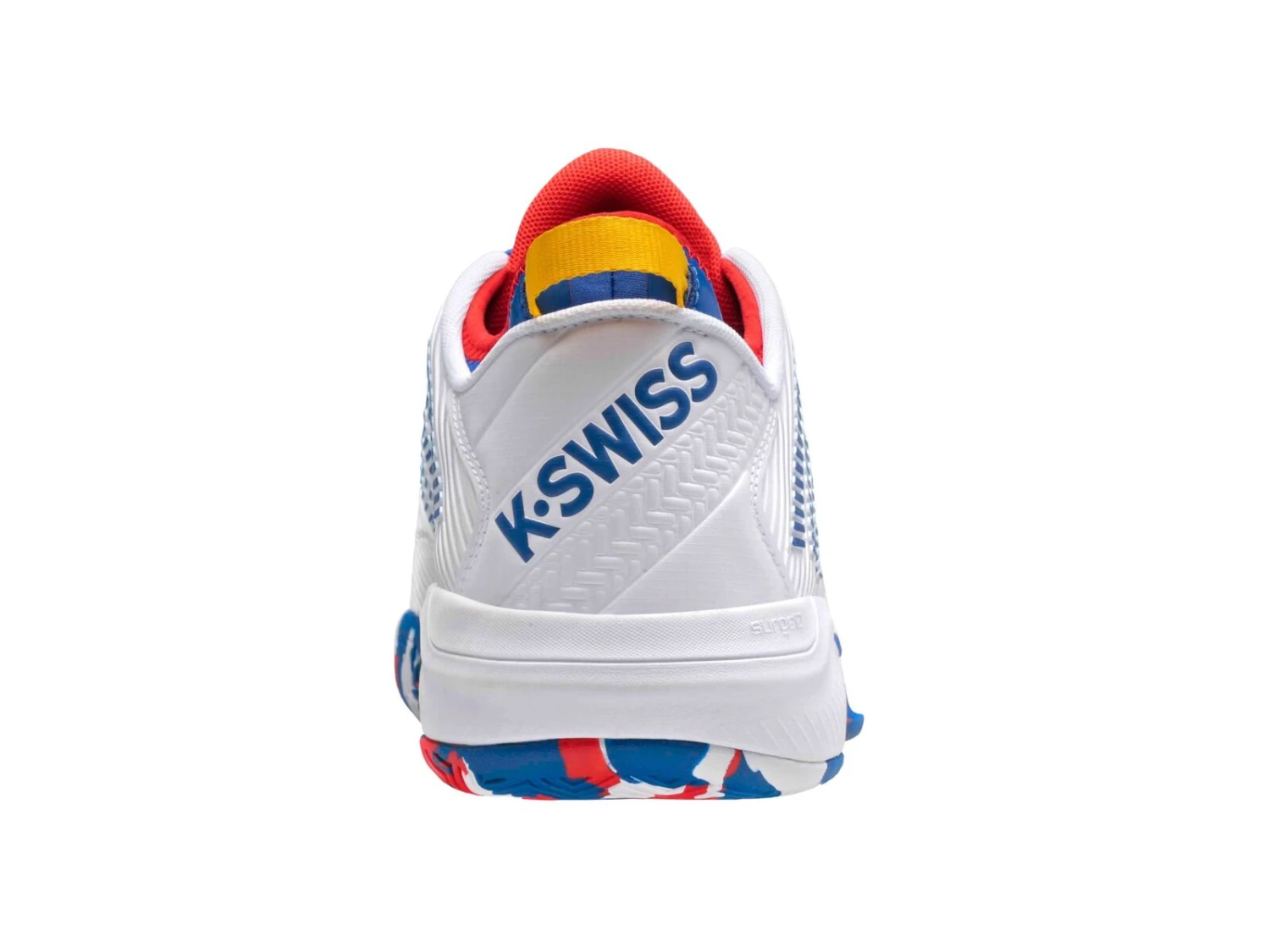 K-Swiss Mens Hypercourt Supreme AC - White/Classic Blue/Berry - Image 4