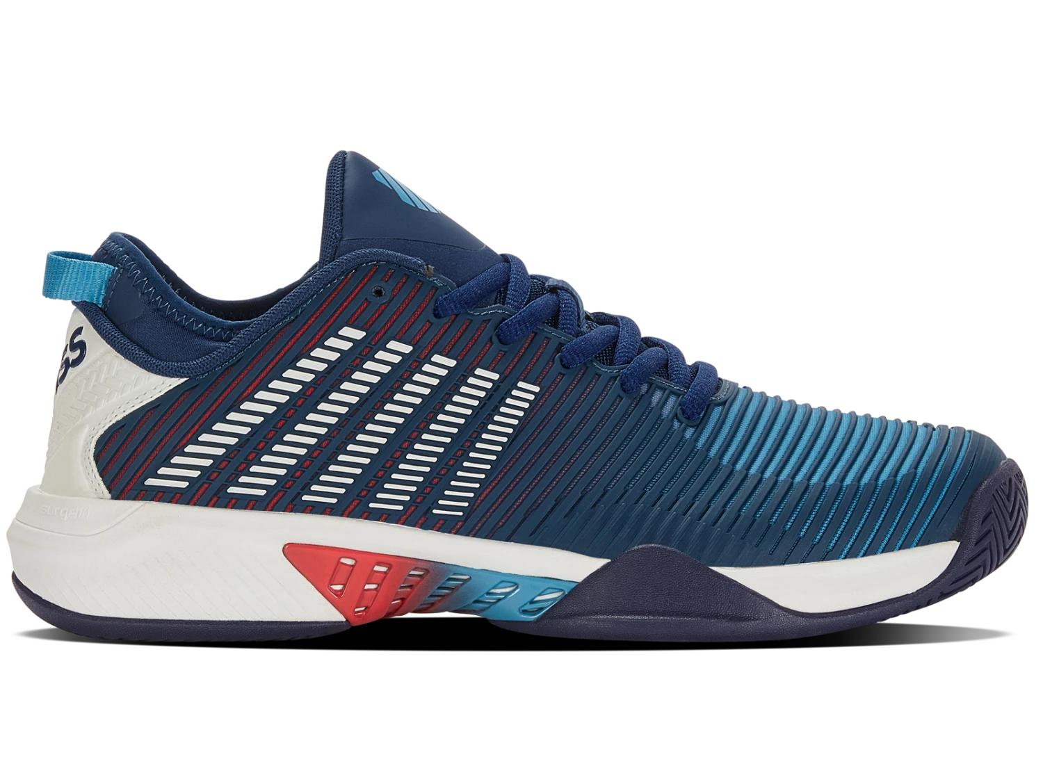 K-Swiss Mens Hypercourt Supreme AC - Blue/Opal