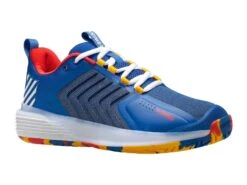 K-Swiss Mens Ultrashot 3 AC - Blue/Berry Red
