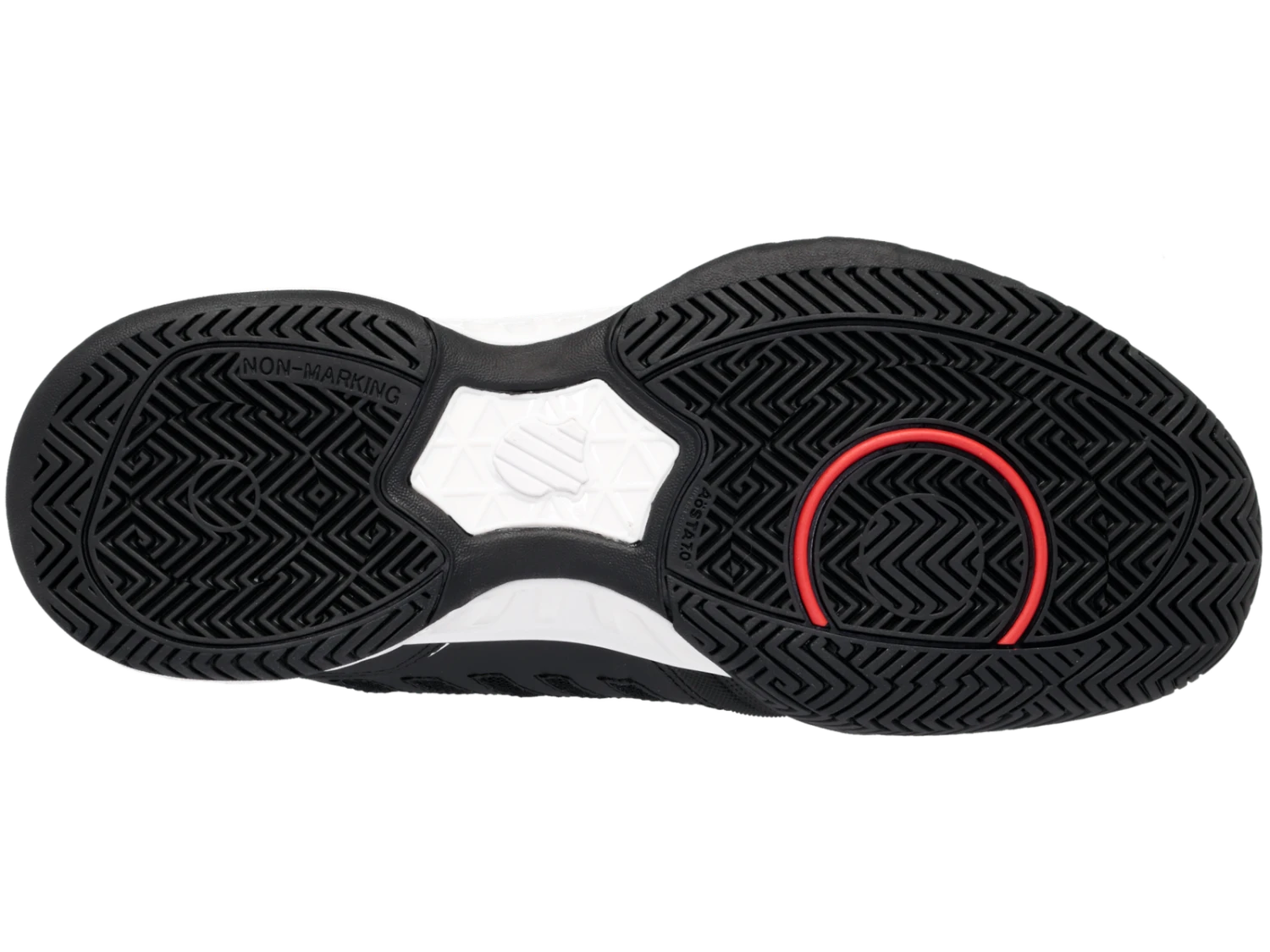 K-Swiss Mens Big Shot 4 - Black/White - Image 6