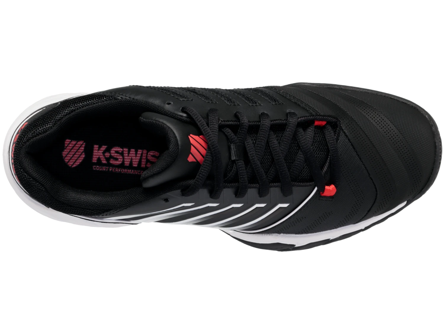 K-Swiss Mens Big Shot 4 - Black/White - Image 7