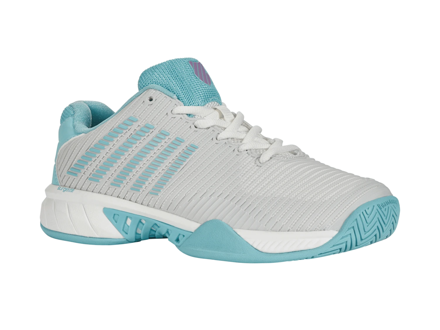 K-Swiss Womens Hypercourt Express AC - White/Angel Blue