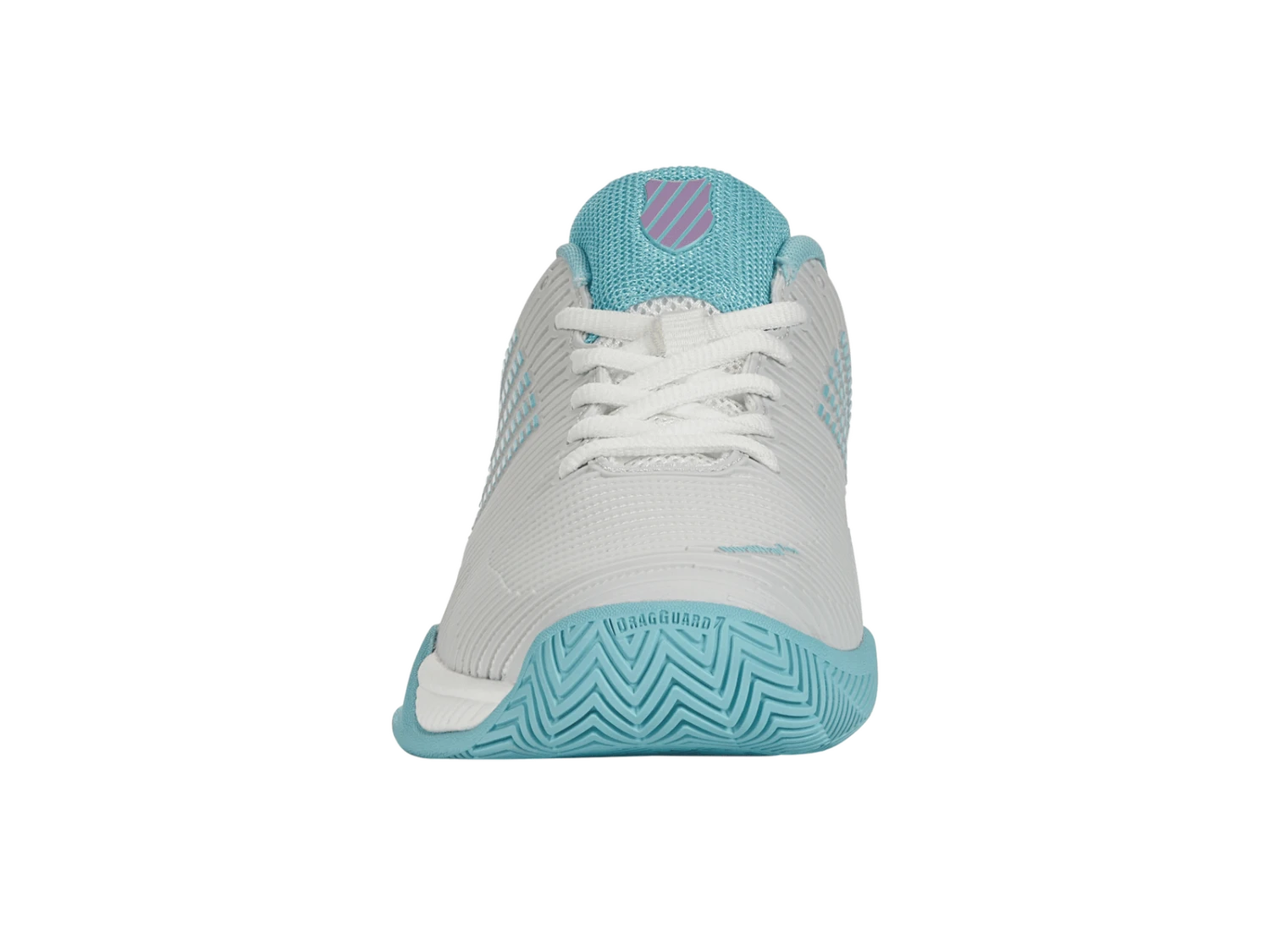 K-Swiss Womens Hypercourt Express AC - White/Angel Blue - Image 3