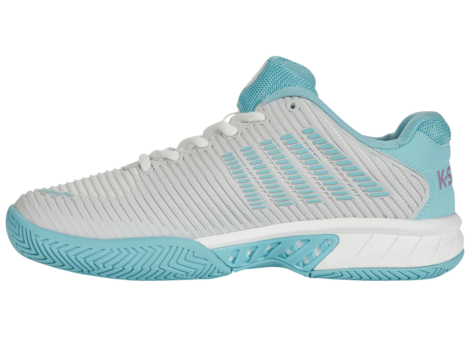 K-Swiss Womens Hypercourt Express AC - White/Angel Blue - Image 5