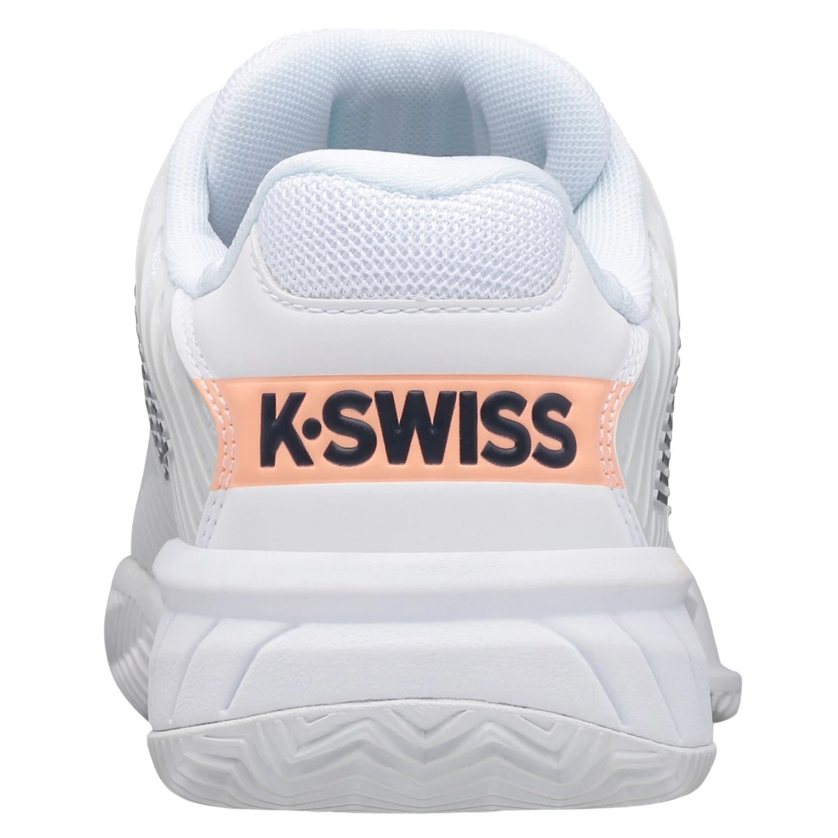 K-Swiss Womens Hypercourt Express 2 HB - White/Peach - Image 5