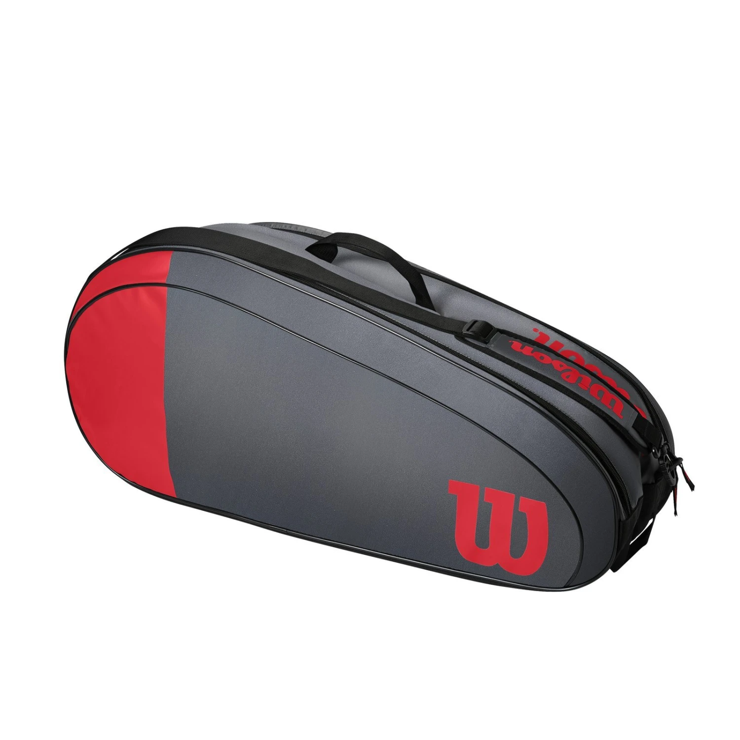 Wilson Team 6 Tennis Bag Red/Grey - Image 2