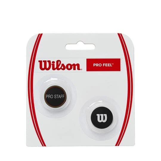 Wilson Pro Feel Pro Staff Dampener (Black) (2 Pack)