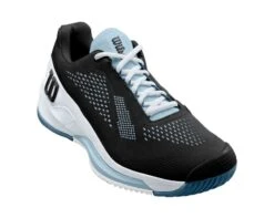 Wilson Womens Rush Pro 4.0 AC - Black/White/China Blue