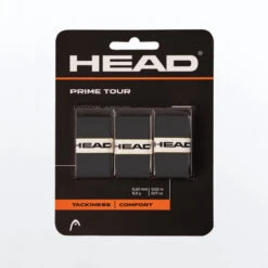 Head Prime Tour Overgrip Black (3 Pack)